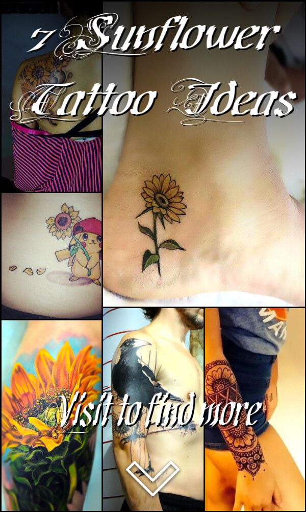 7 Sunflower Tattoo Ideas