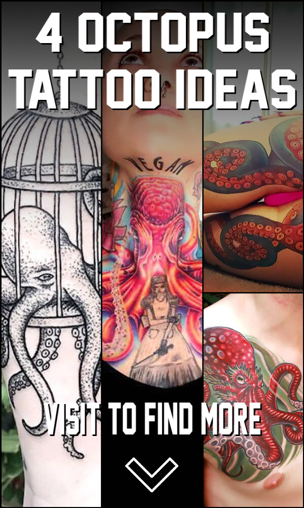 4 Octopus Tattoo Ideas