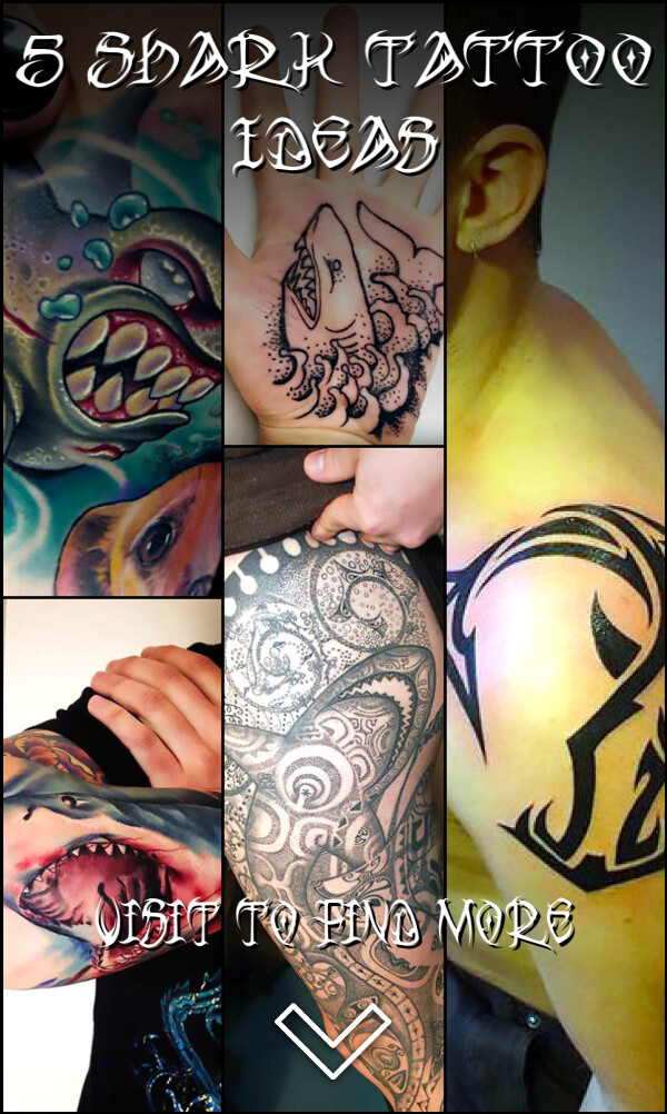5 Shark Tattoo Ideas