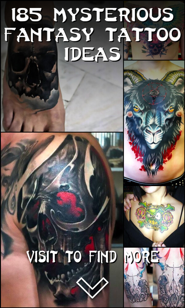 185 Mysterious Fantasy Tattoo Ideas
