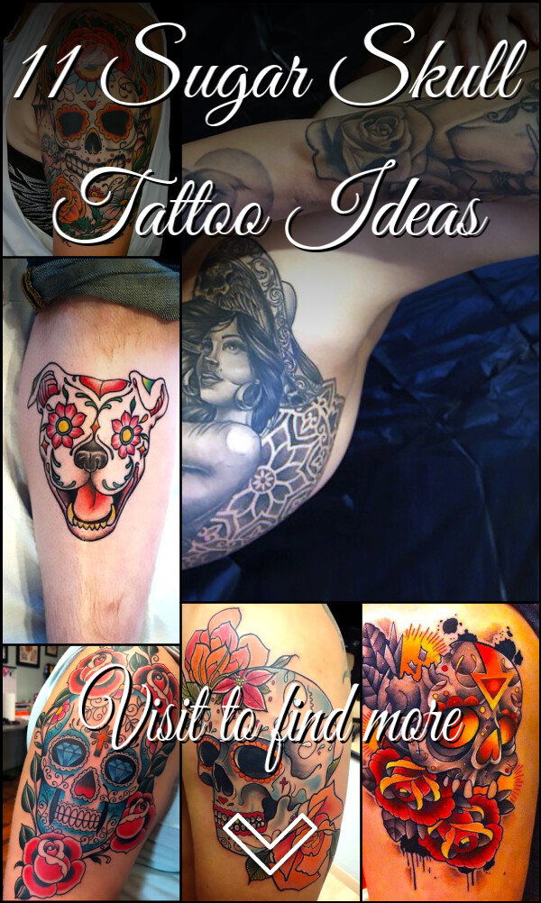 11 Sugar Skull Tattoo Ideas