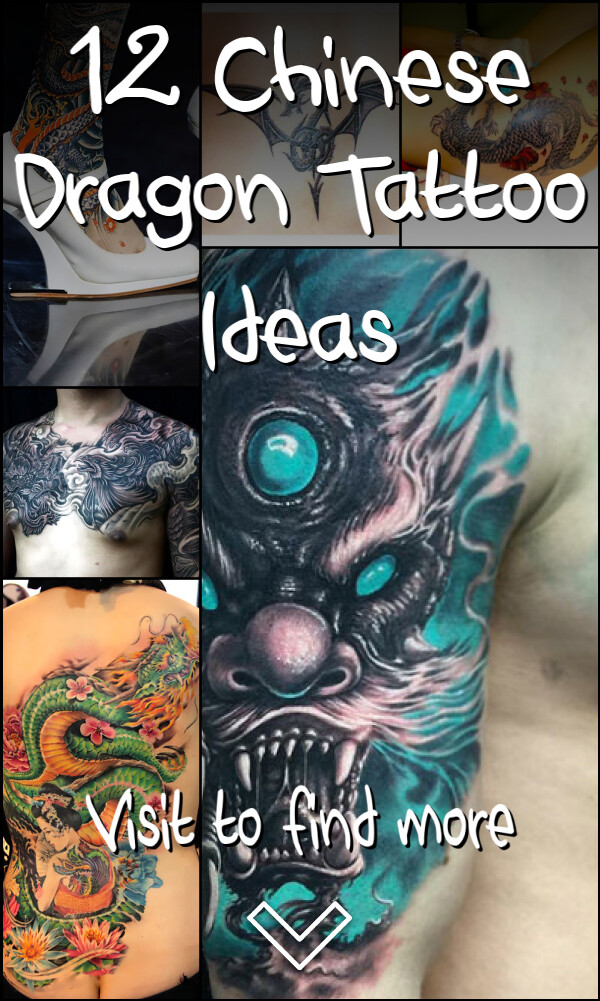 12 Chinese Dragon Tattoo Ideas