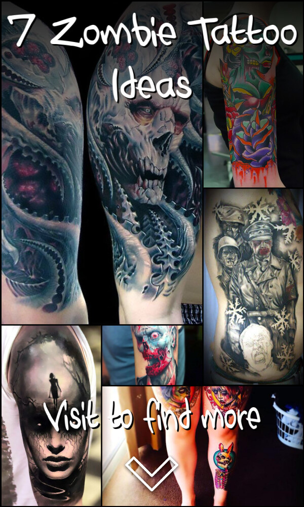 7 Zombie Tattoo Ideas