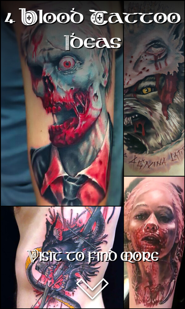 4 Blood Tattoo Ideas
