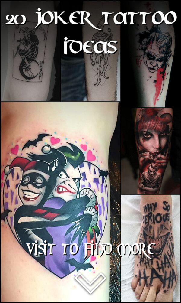 20 Joker Tattoo Ideas