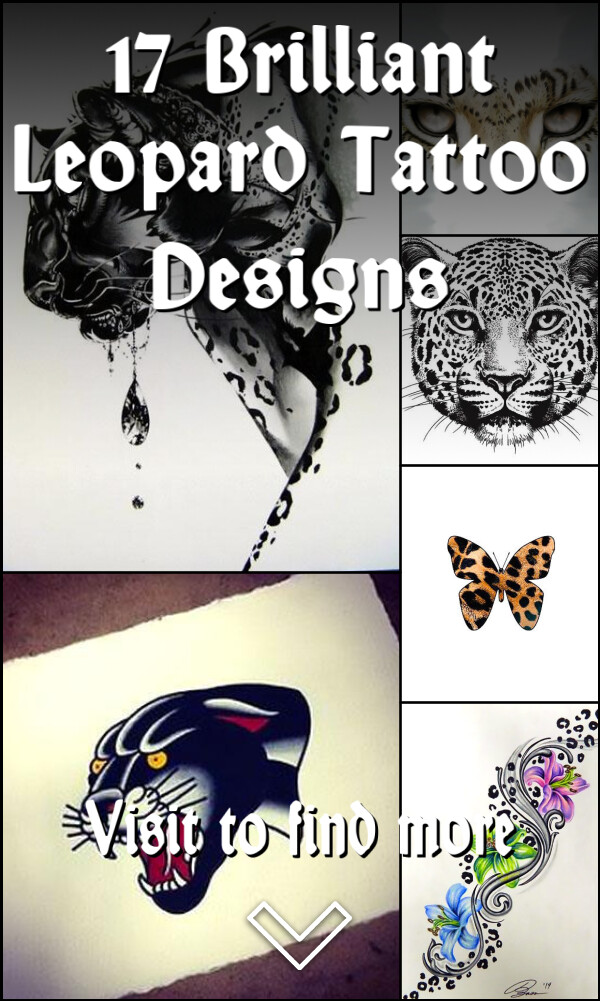 17 Brilliant Leopard Tattoo Designs