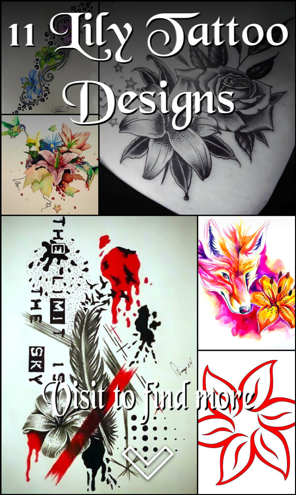 11 Lily Tattoo Designs