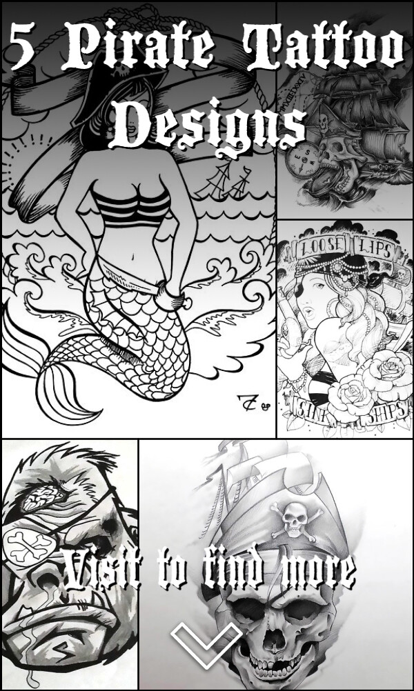 5 Pirate Tattoo Designs