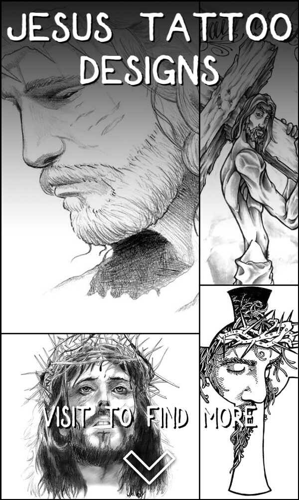 4 Jesus Tattoo Designs