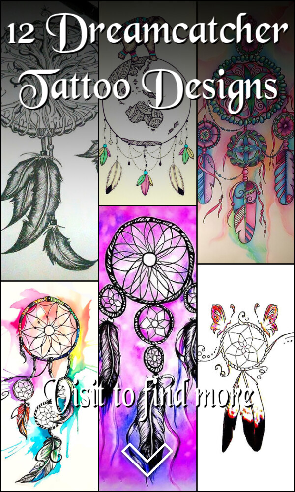 12 Dreamcatcher Tattoo Designs