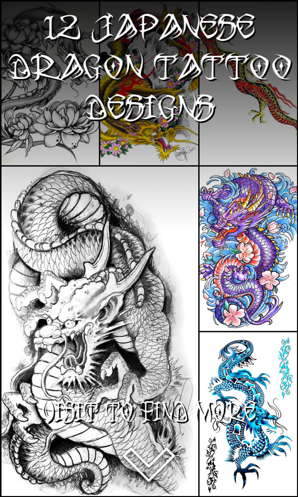 12 Japanese Dragon Tattoo Designs