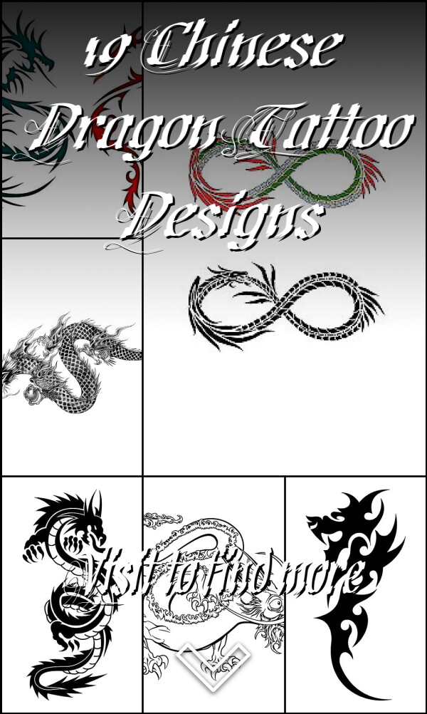 19 Chinese Dragon Tattoo Designs