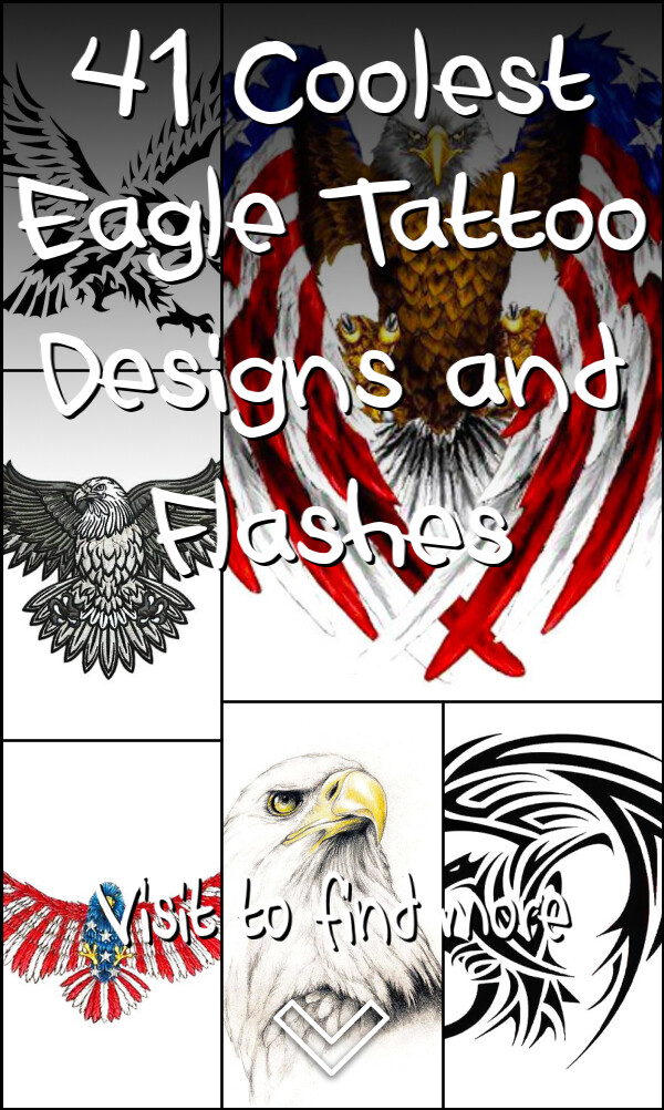 41 Coolest Eagle Tattoo Designs and Flashes