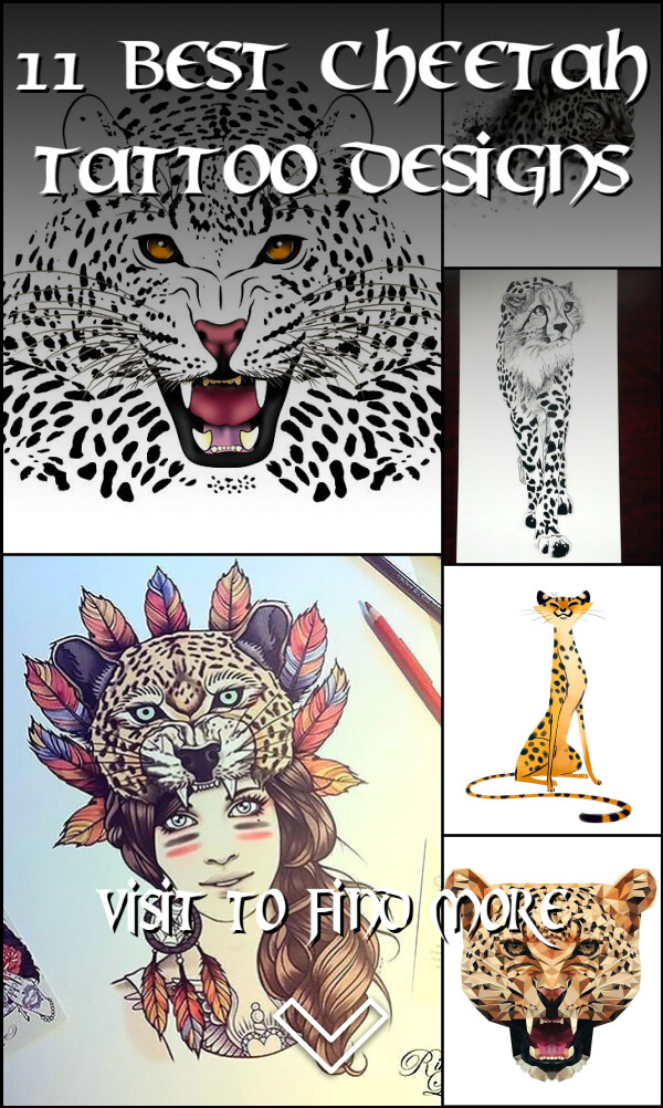 11 Best Cheetah Tattoo Designs