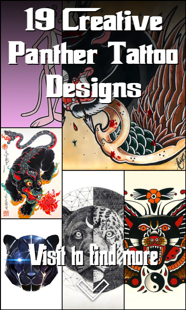 19 Creative Panther Tattoo Designs