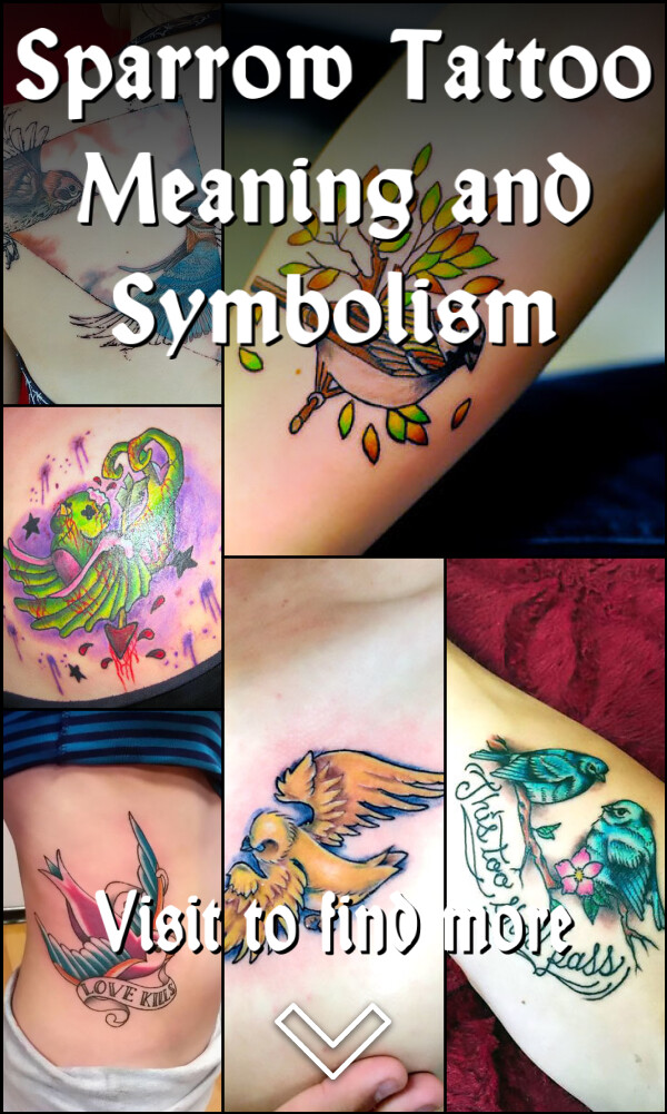 Sparrow Tattoo Meaning and Symbolism