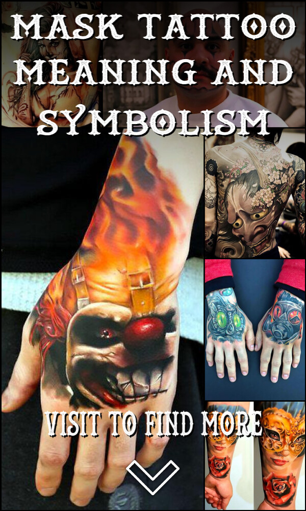 Mask Tattoo Meaning and Symbolism