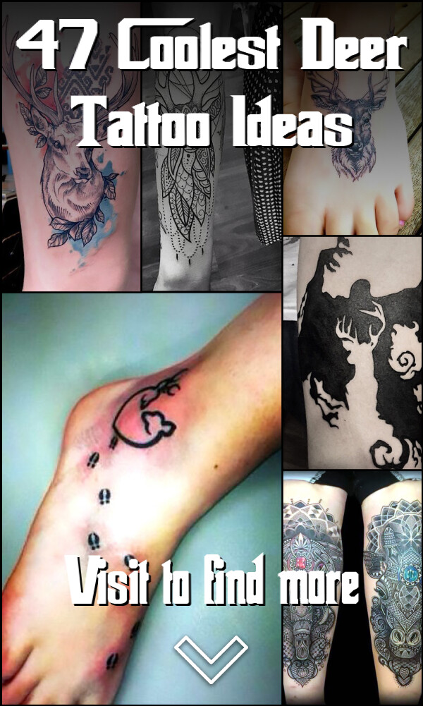 47 Coolest Deer Tattoo Ideas