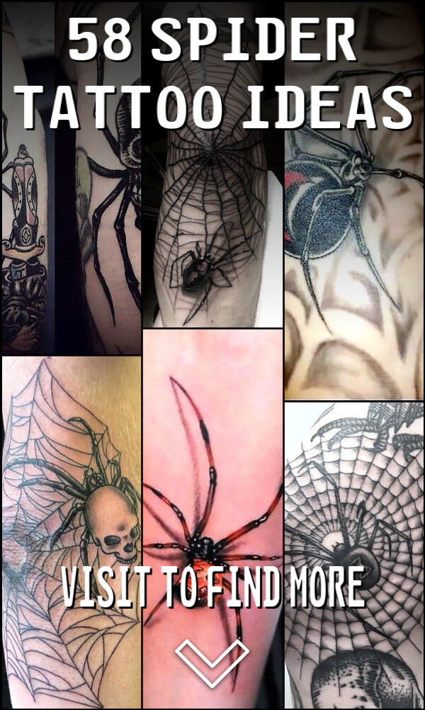58 Spider Tattoo Ideas