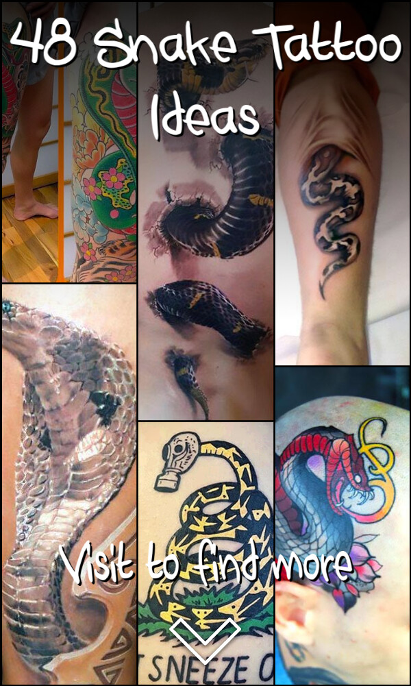 48 Snake Tattoo Ideas