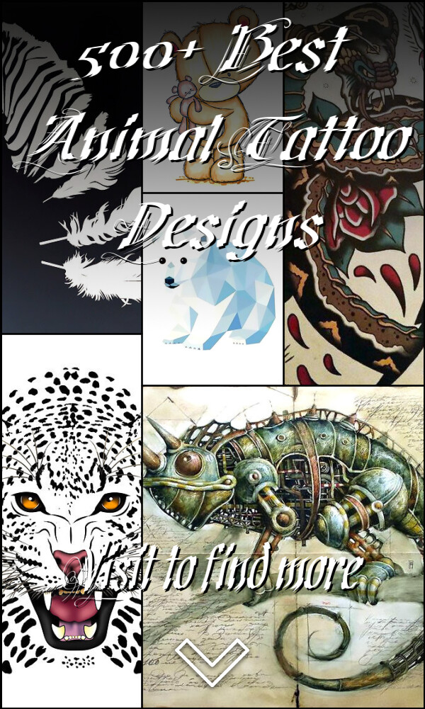 500+ Best Animal Tattoo Designs