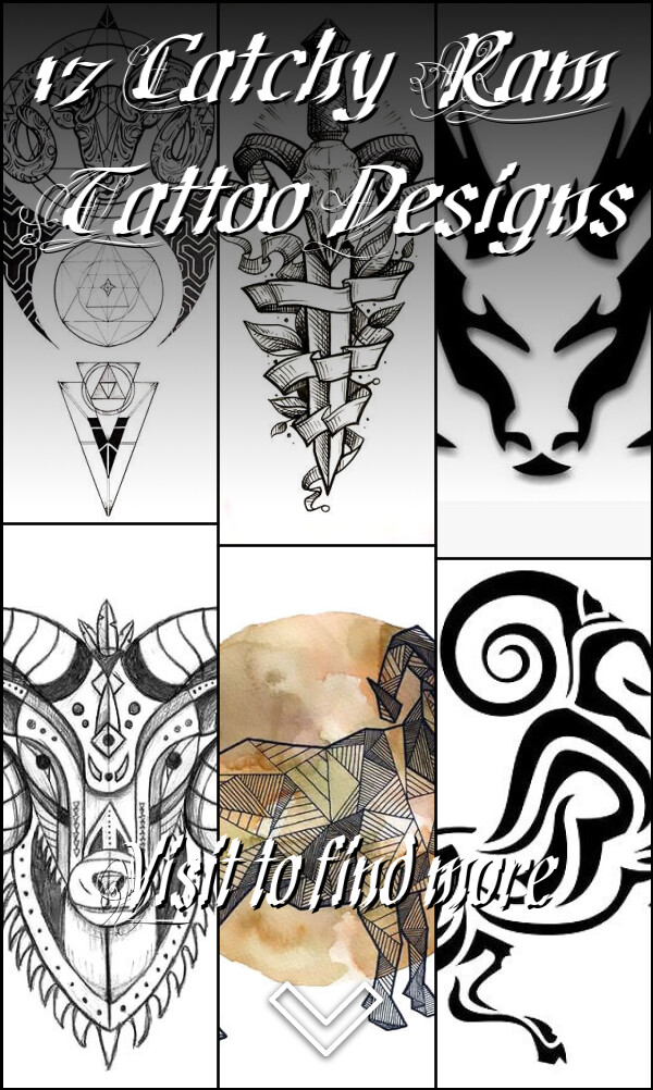 17 Catchy Ram Tattoo Designs