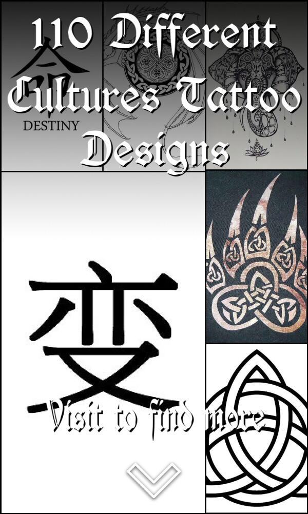 110 Different Cultures Tattoo Designs
