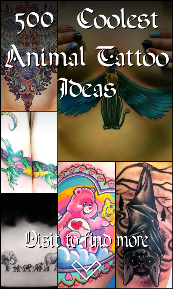 500+ Coolest Animal Tattoo Ideas