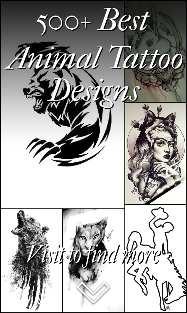500+ Best Animal Tattoo Designs