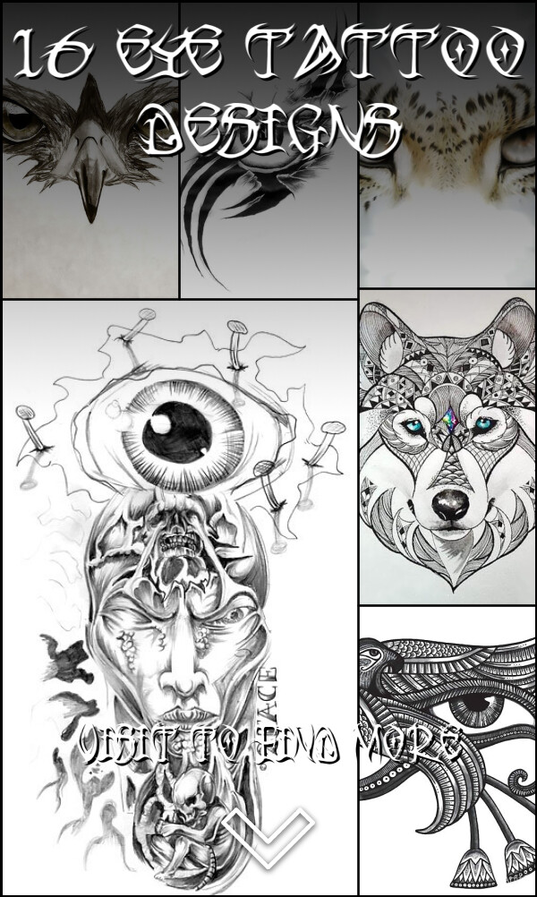 16 Eye Tattoo Designs