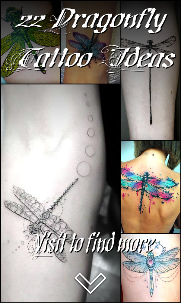 22 Dragonfly Tattoo Ideas