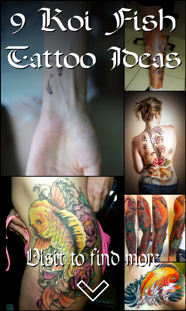 9 Koi Fish Tattoo Ideas