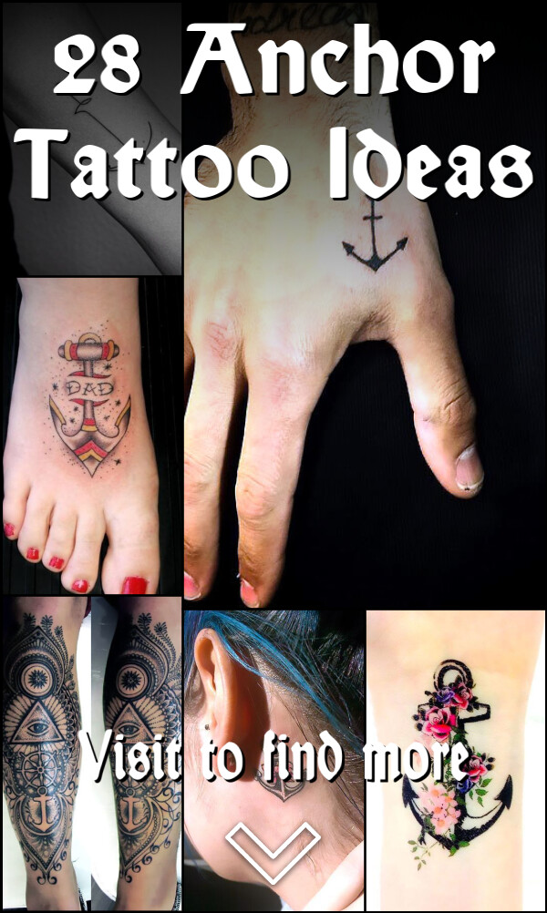 28 Anchor Tattoo Ideas