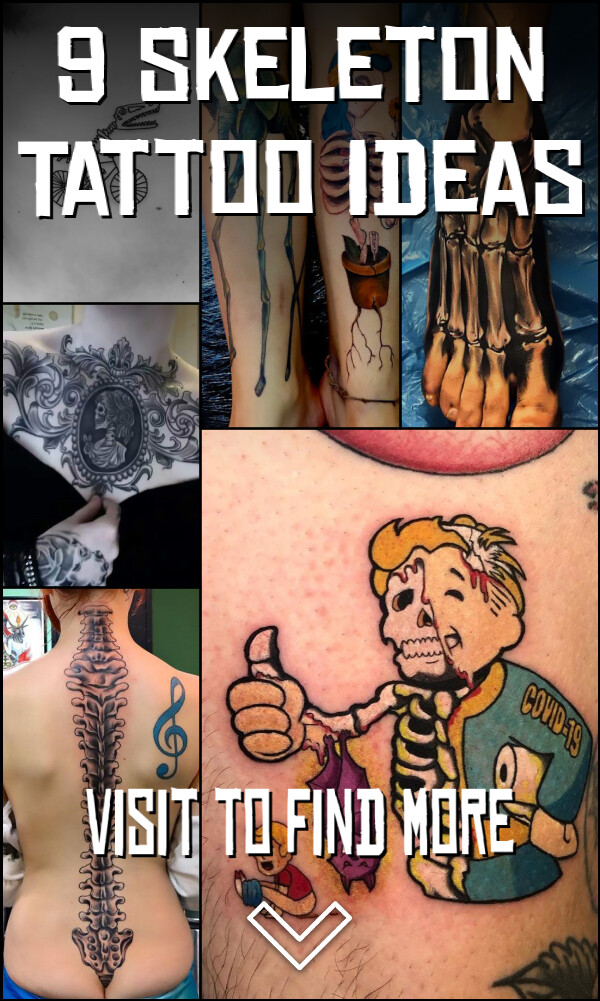 9 Skeleton Tattoo Ideas
