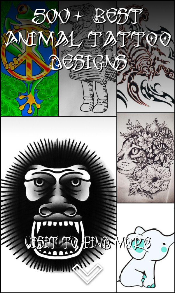 500+ Best Animal Tattoo Designs