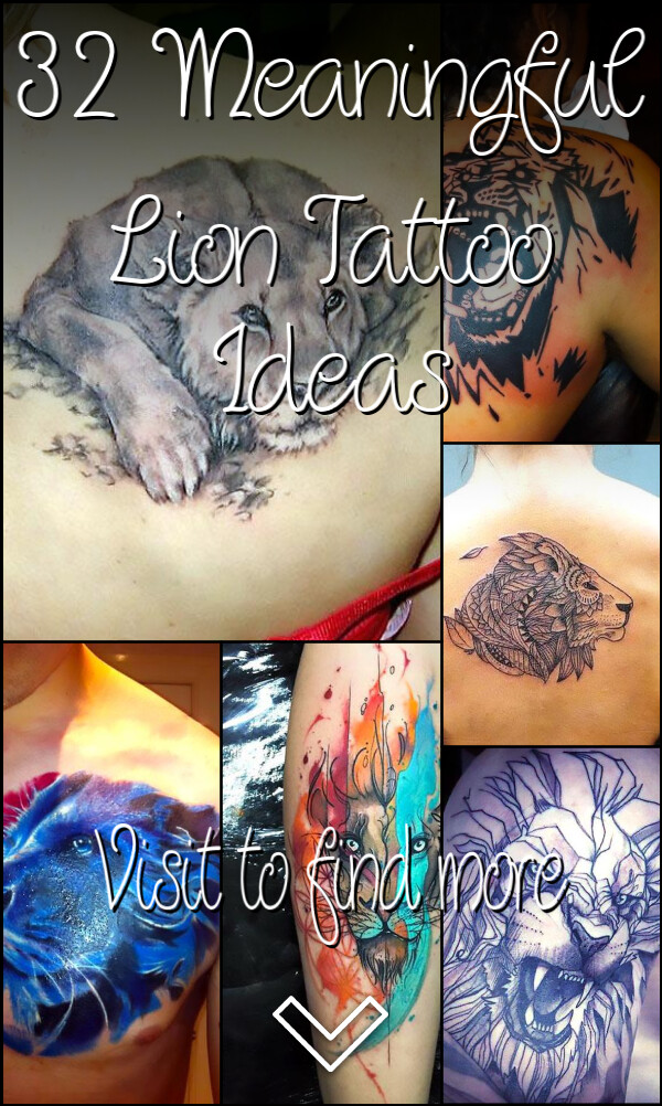32 Meaningful Lion Tattoo Ideas