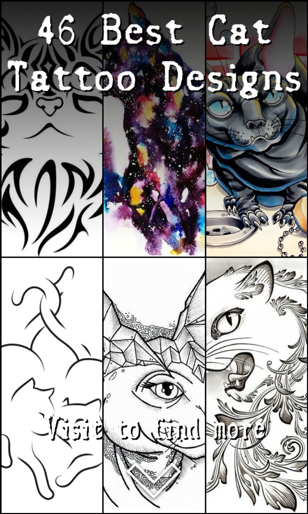 46 Best Cat Tattoo Designs