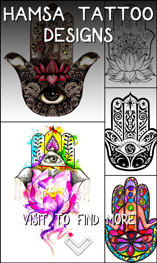 5 Hamsa Tattoo Designs