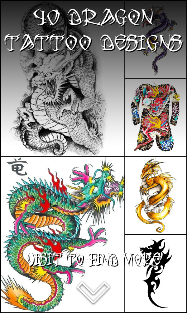 40 Dragon Tattoo Designs