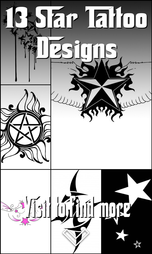 13 Star Tattoo Designs