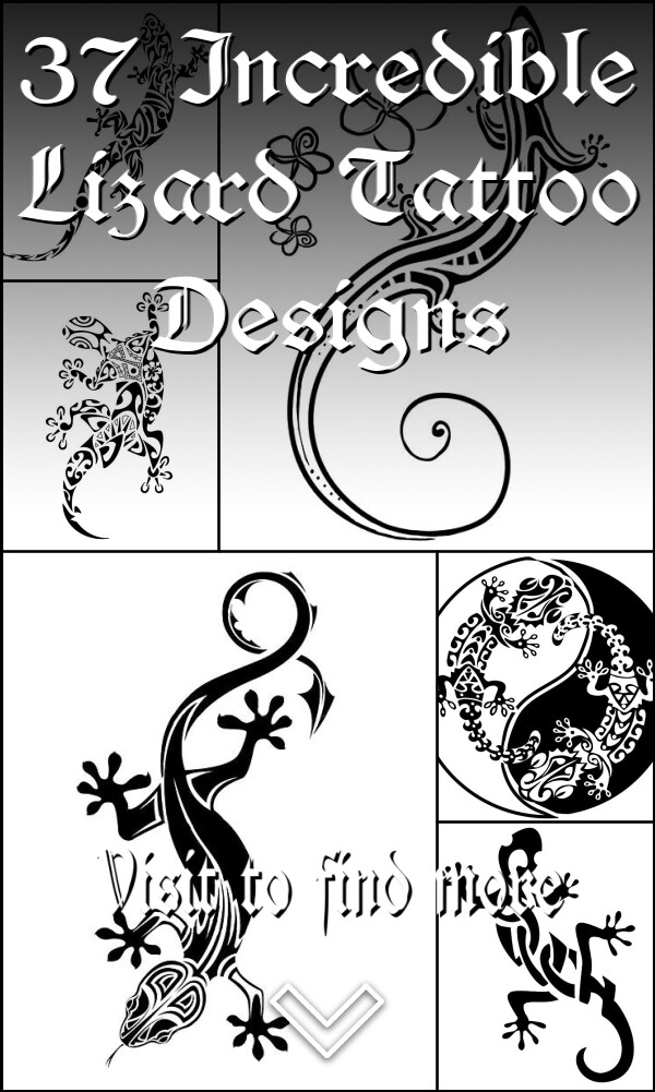 37 Incredible Lizard Tattoo Designs