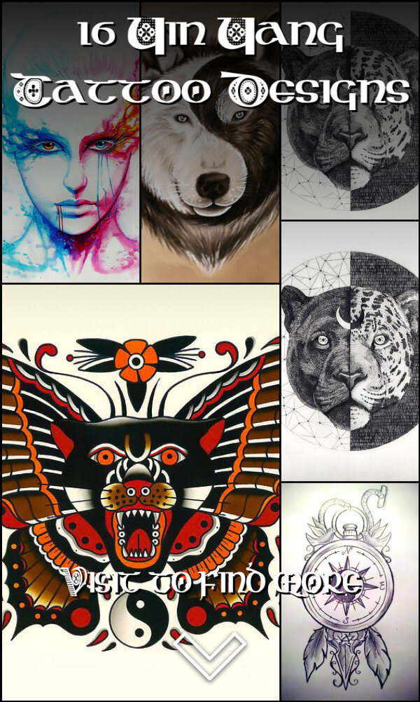 16 Yin Yang Tattoo Designs