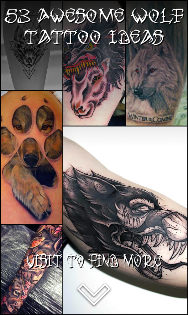 53 Awesome Wolf Tattoo Ideas