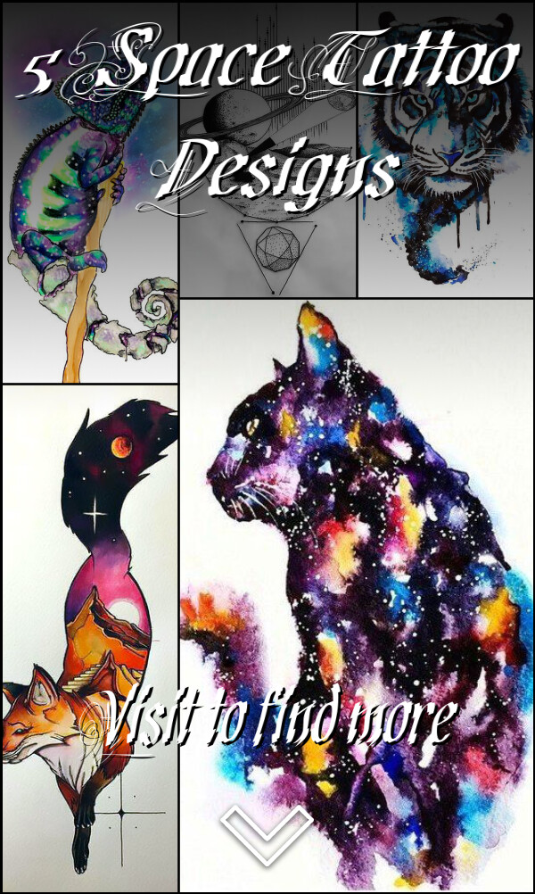 5 Space Tattoo Designs