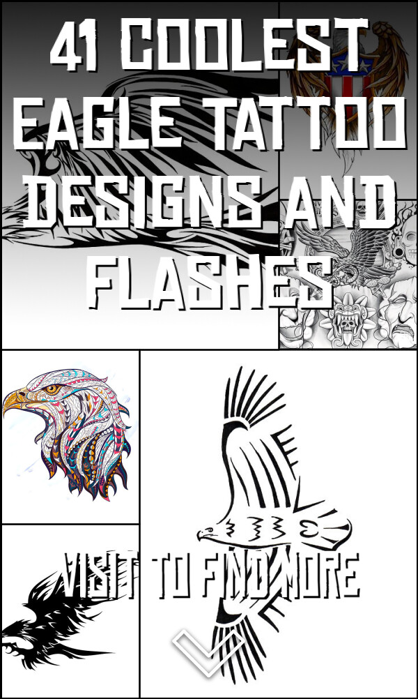 41 Coolest Eagle Tattoo Designs and Flashes