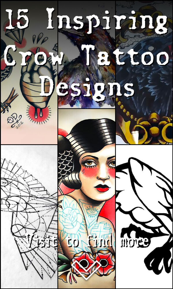 15 Inspiring Crow Tattoo Designs