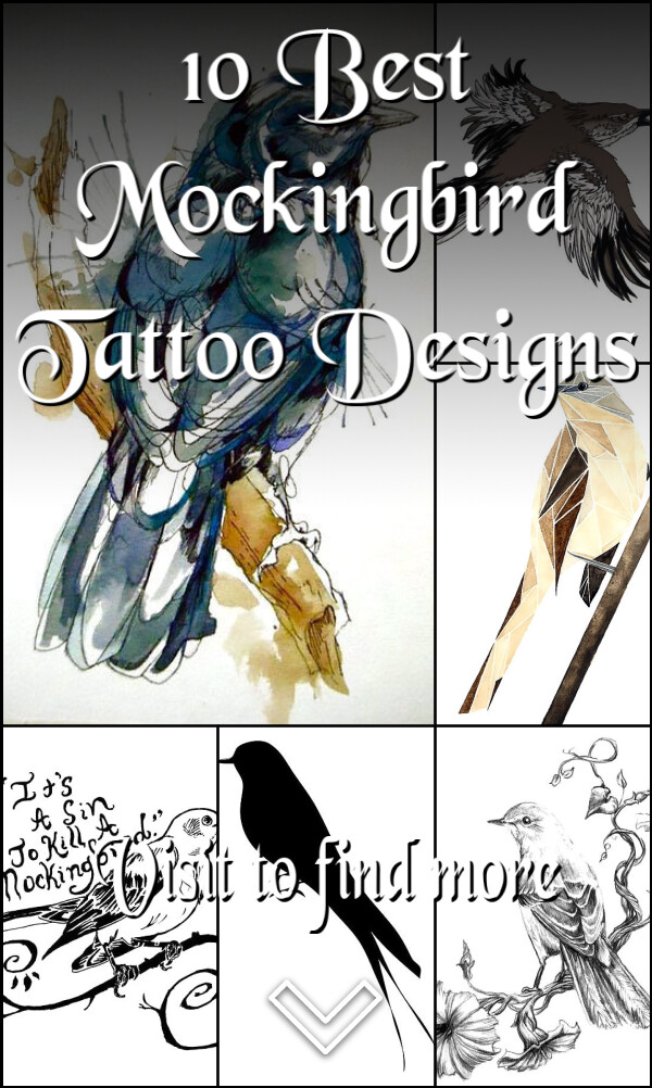 10 Best Mockingbird Tattoo Designs
