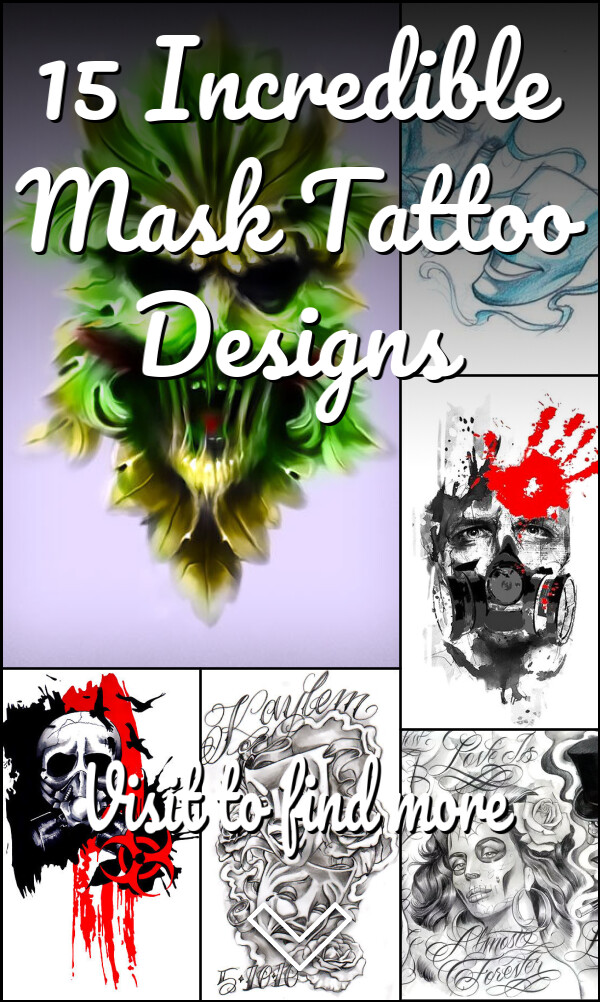 15 Incredible Mask Tattoo Designs