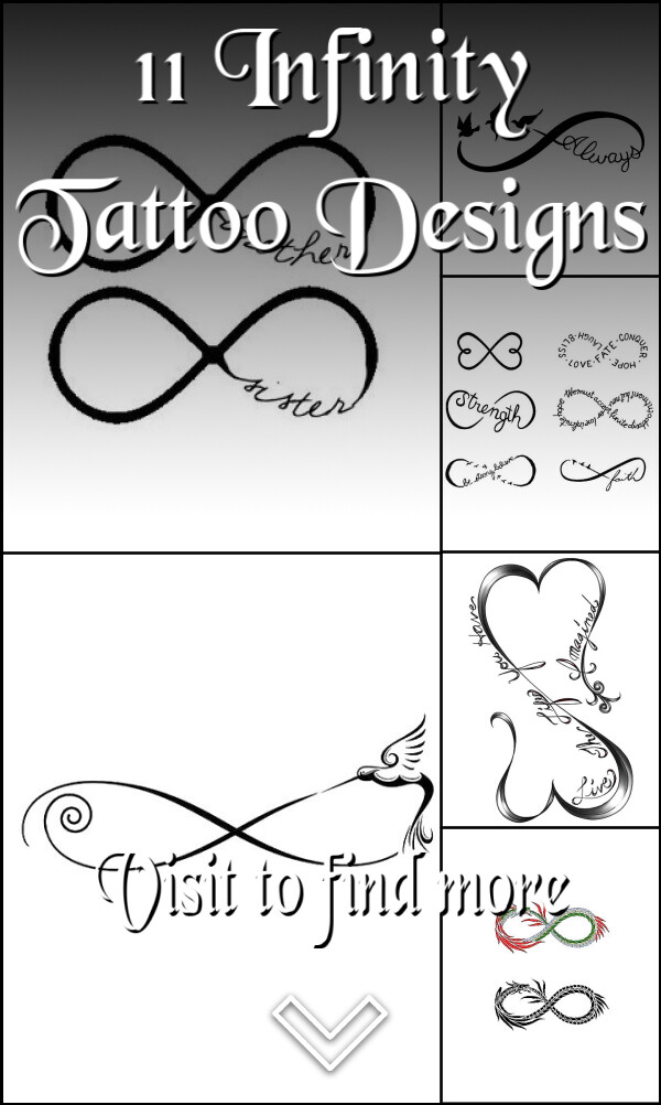 11 Infinity Tattoo Designs