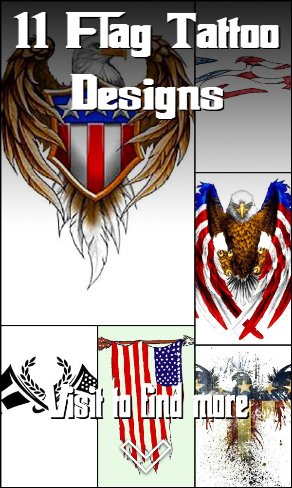 11 Flag Tattoo Designs